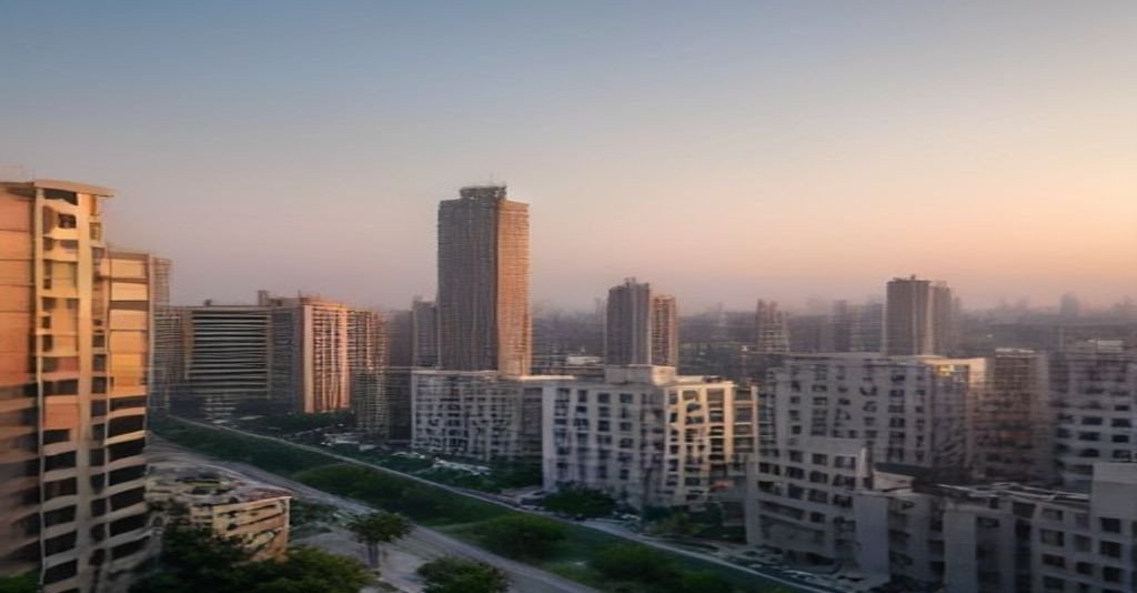 Gurugram high-rise residential skyline representing 2026 new project supply along the city expressway corridors