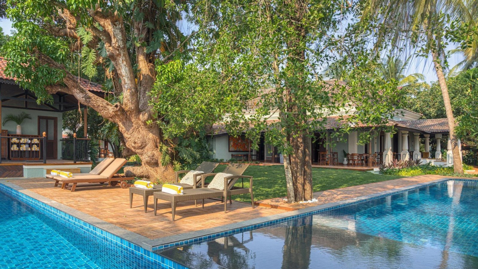 Villa with pool amid tropical greenery in North Goa — PropIntel