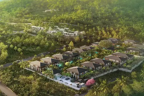 Render of the ultra-luxury gated villa community in Assagao-Vagator, North Goa