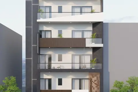 Architectural render of the 3BHK builder floor for sale in Sarvapriya Vihar, South Delhi