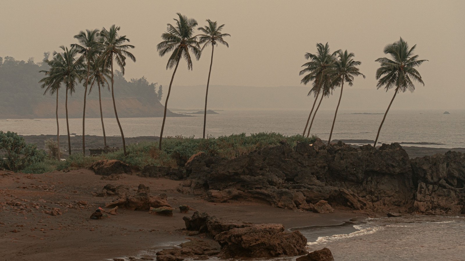 A coastal village scene in South Goa, representative of the Benaulim, Majorda and Varca second-home belt