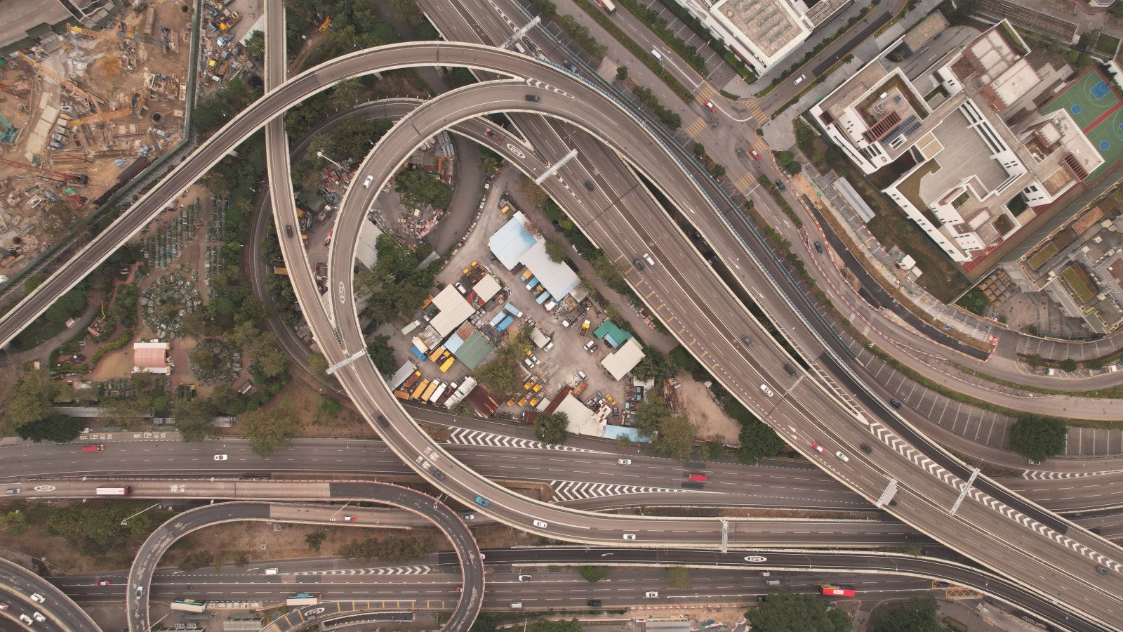 Elevated highway flyover construction, representative of the SPR elevated corridor project in Gurugram